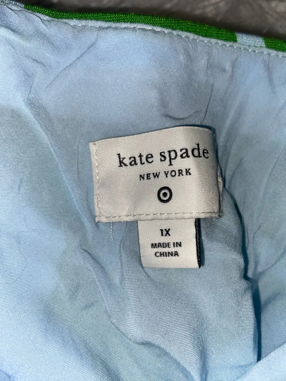 kate spade Green Midi Skirt with White Floral Print